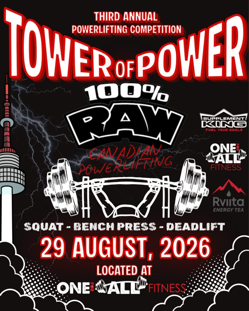 Tower of Power Powerlifting Meet Powerlifting in Calgary - Tower of Power at One For All Fitness
